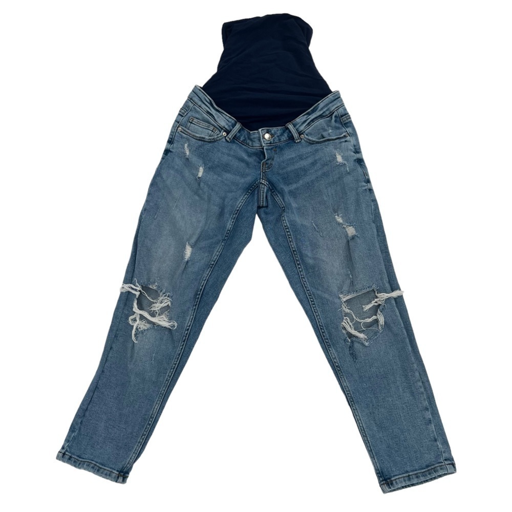 Primark Parenthood Distressed Over The Belly Maternity Jeans Size 6 Women’s